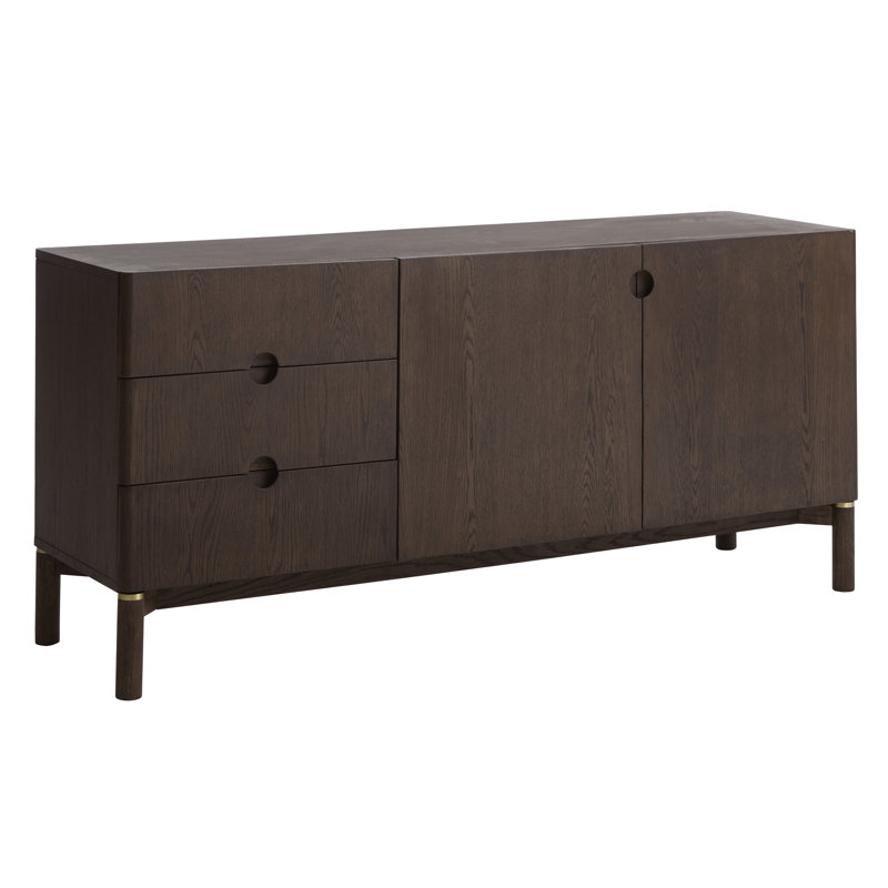 63" Wide 3 Drawer Sideboard
