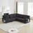 L-Shaped Modular Sectional Sofa-1280796174