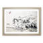 Mountain & Trees by Bada Shanren - Picture Frame Painting Print-55581940-55581942