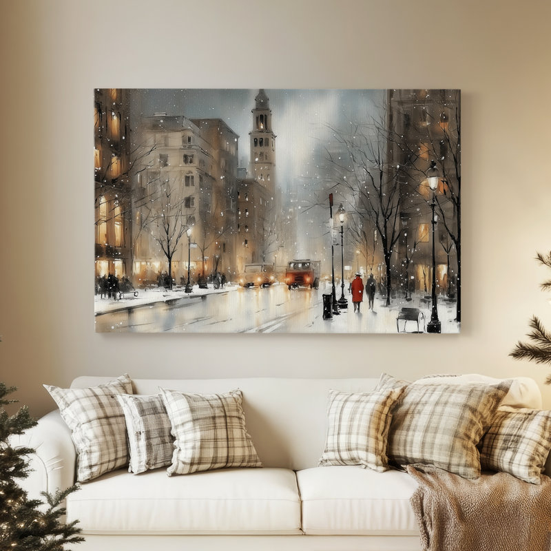 «Honeyed Mistletoe at Dawn», toile tendue avec châssis de qualité supérieure, H 60 po x l 40 po