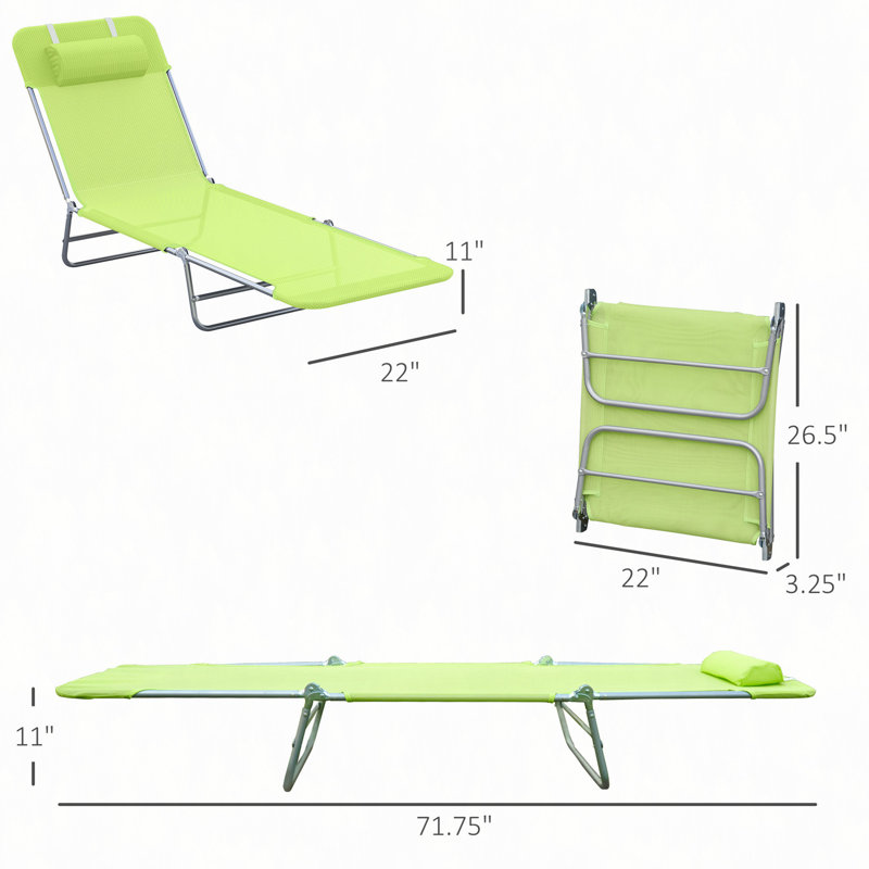 Méridiennes pliantes Sun Lounger