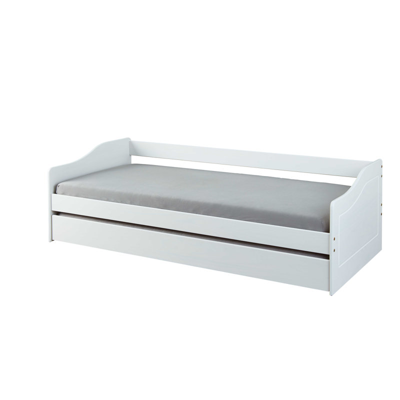 Children's bed Sanah - including slatted frame, White, 90 x 200 cm