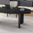 Black Free Form Solid Wood desk-2088366680