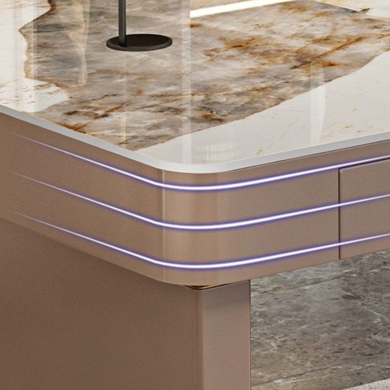 High-end minimalist desk, 29.53" H x 62.99" W x 27.56" D