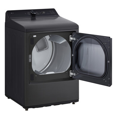 LG Ultra Large Capacity Rear Control Electric Dryer with AI Sensing and ThinQ® Smart Features, 7.3 cu. ft.