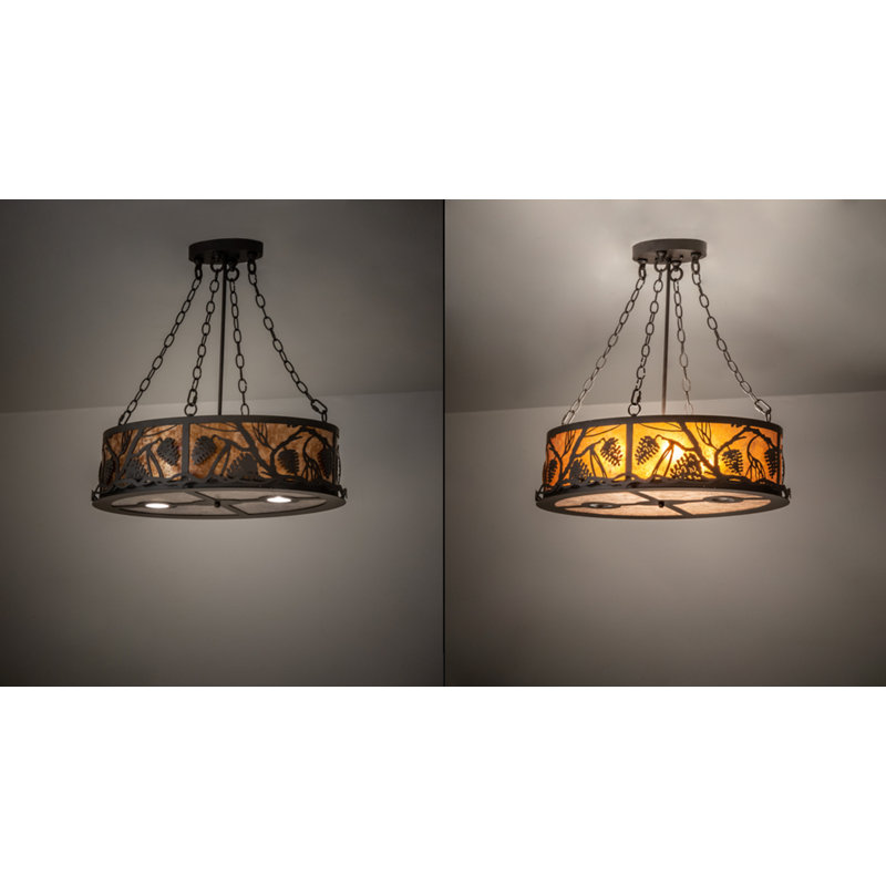 Pinecone 6 - Light Chandelier