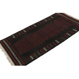 One-of-a-Kind 2'8" X 5'1" Hand Knotted Area Rug
