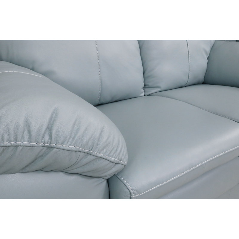 Upholstered 65'' Loveseat, Aqua