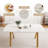 Rectangular Dining Table Set, Modern Kitchen Table With Dining Chairs-1852320101-1852320103