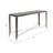 Decorative Rectangular Console Table for Entryway Decor – Modern Narrow Table for Foyer Decor, HallwayAccent, and Sofa Styling – 54", Gold