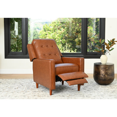 Fauteuil inclinable en cuir Blaile