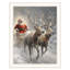 Décoration murale de Noël pour la maison. Salon, chambre à coucher. «Multicolor Wood + Paper Print» par Jo 2 On Of Art