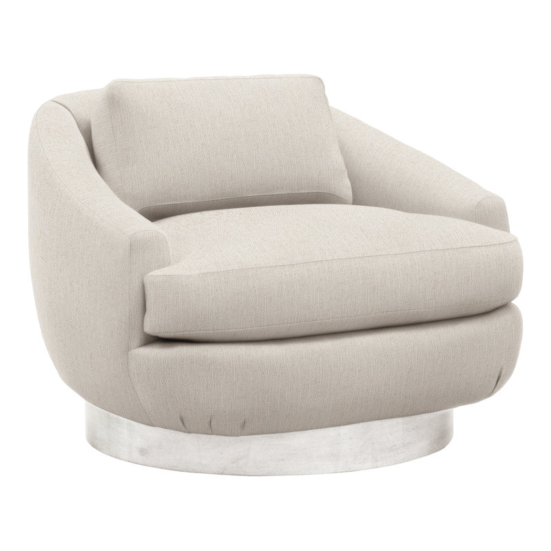 Penrose By Michael Weiss Barrel Chair, Casa Blanca, Instant Parchment
