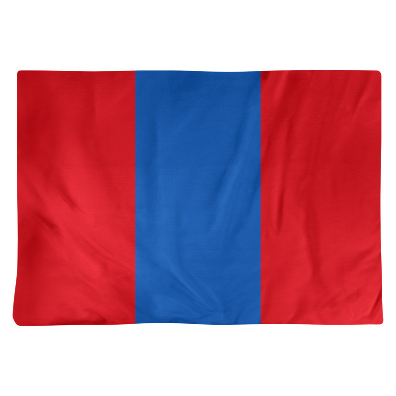 Récapitulatif de 18 po Kansas, Rouge / Bleu, Polyester sergé