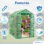 Serre de luxe avec 2 tablettes et 8 tablettes Plexalife-102671708