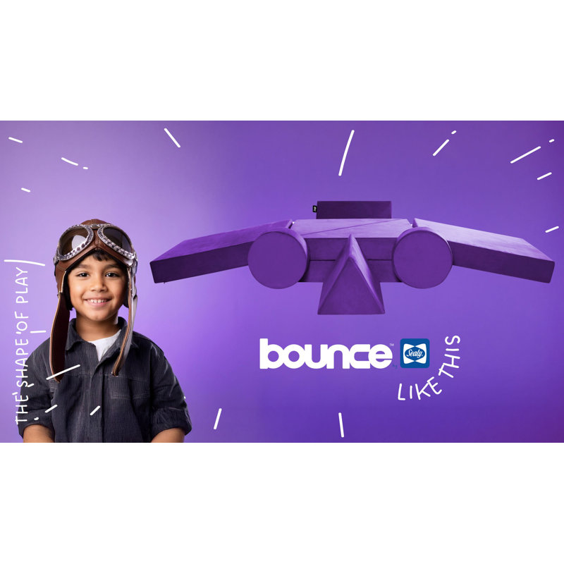 Ensemble de jeu pour enfants Sealy Bounce, Mauve