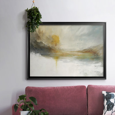 Émergence encadrée sur toile