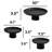 3 Pieces Metal Accessory