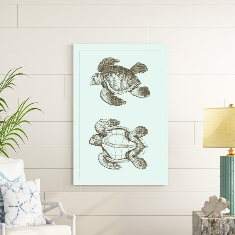 Tortue caouanne II, H 48 po x l 32 po x P 1,25 po