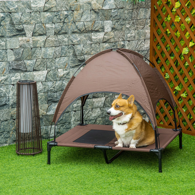 Polyester Pet Bed, Brown, 90cm H x 92cm W x 76cm D
