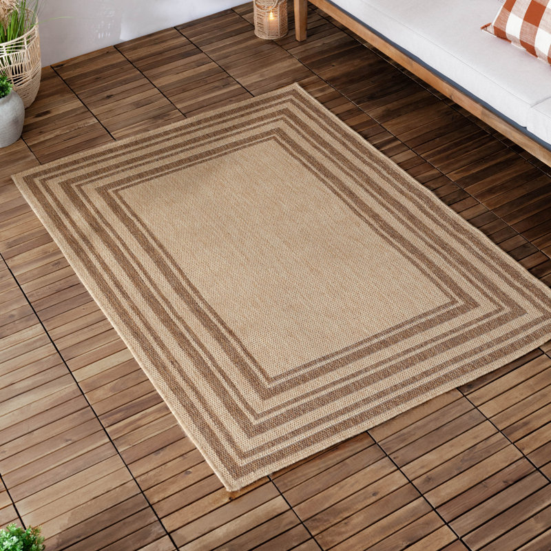 Botchev Geometric Indoor / Outdoor Area Rug, Rectangle 120 x 170 cm