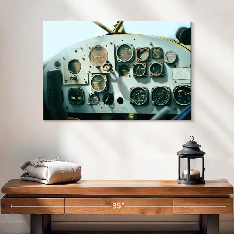 Mehar Helicopter Control Panel, 16" H x 24" W