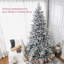 Arbre de Noël artificiel enneigé 8 pi-1666123231