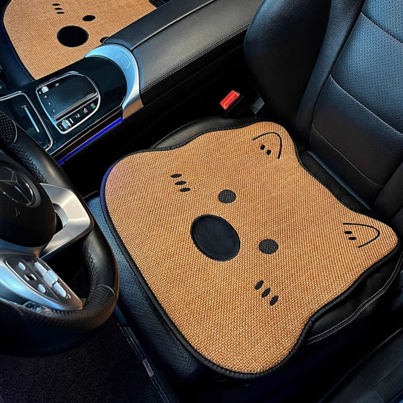 Coussin en lin quatre saisons pour coussins de siège d'auto