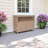 44'' Rectangular HDPE Outdoor Buffet & Console Table,With Storage And Shelves-822147775