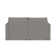 Flex Square Arm Modular Loveseat with Reversible Cushions