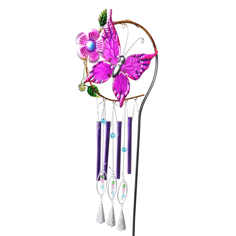 Piquet de jardin 11,5 po x 38 po Exhart Butterfly
