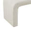 Banc de vestibule en tissu Modern Boucle