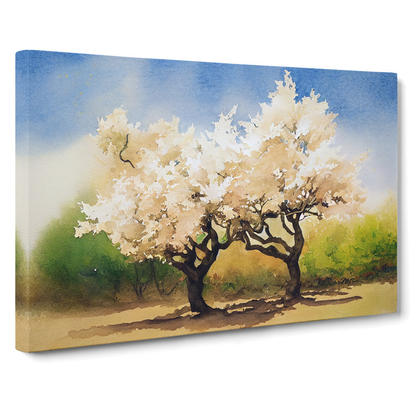 Sparkling Trees - Wrapped Canvas, 35cm H x 50cm W x 3cm D