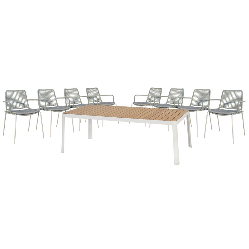 Ensemble de salle à manger rectangulaire de 43 po pour 8 personnes como
