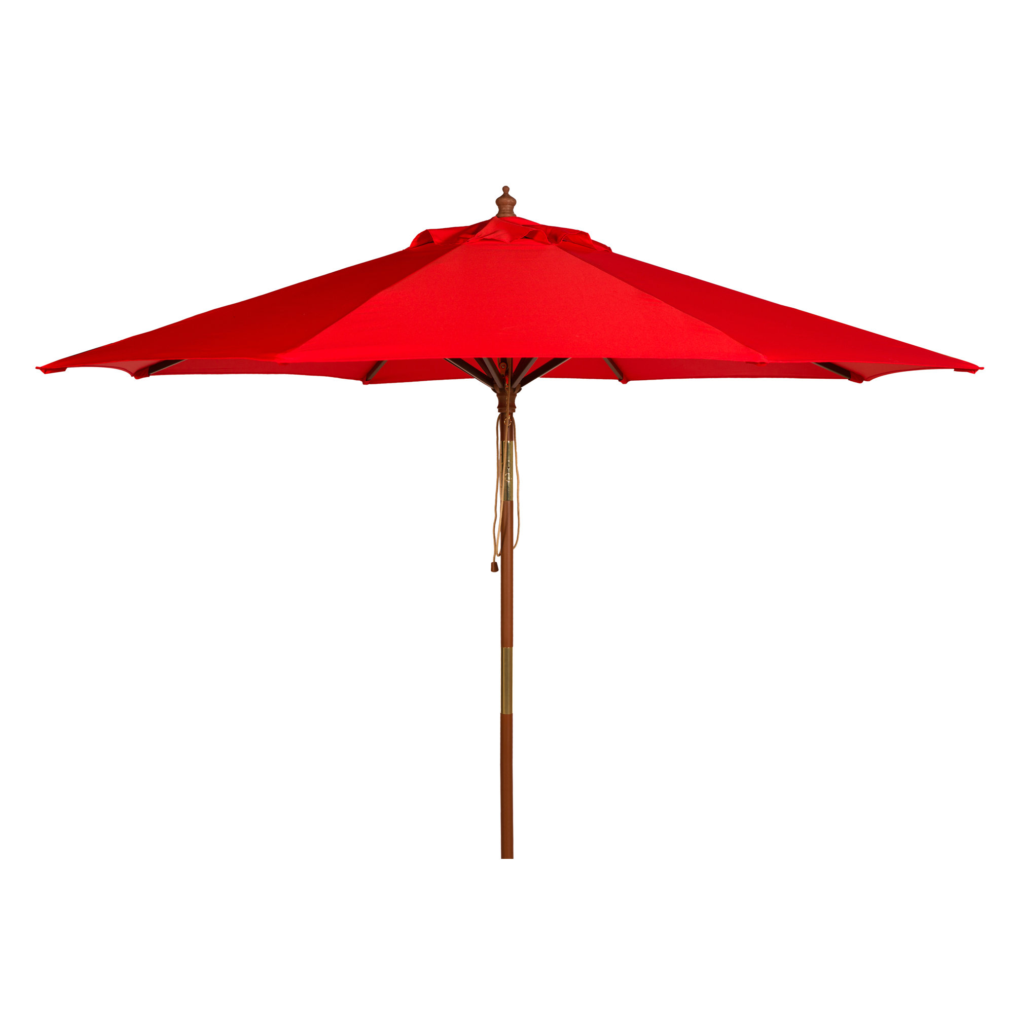 Aldan 9' Market Umbrella, Red