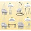 Chaise suspendue, balancelle hamac-1940228751