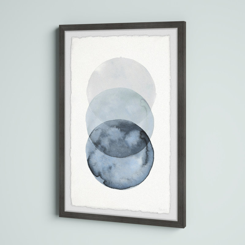 «Circles Overlap» par Parvez Taj - reproduction de cadre photo, H 36 po x l 24 po x P 1,5 po