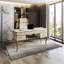 Meuble-lavabo en bois massif 47,24 po