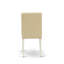 L'ensemble de mobilier de salle à manger 5 pièces comprend une table de salle à manger rectangulaire avec Dropleaf et 4 chaises rembourrées en tissu beige clair, 36 x 54 pouces, blanc lin-1370754040-1370754047-1370754046