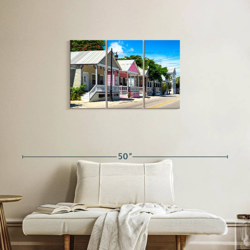 Key West Lilie - La maison rose, H 20 po x l 33 po