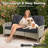 5-person Outdoor Seating Group With Cushions, All-weather Wicker Patio Set-372558154
