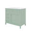 Meuble-lavabo autoportant de 36 pouces avec lavabo, armoire, 3 tiroirs et tablette réglable-1447491867