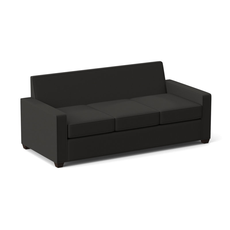 Avery Queen Sleeper Sofa, Dillon Black, Hybrid, Cafelle