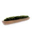 Faux Moss in Wood Long Bowl