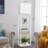 Modern Floor Lamp With Shelves, 3-Tier Wooden Standing Lamp With Multi-Color LED Bulb, Storage Shelf Lamp For Living Room, Bedroom, Office
