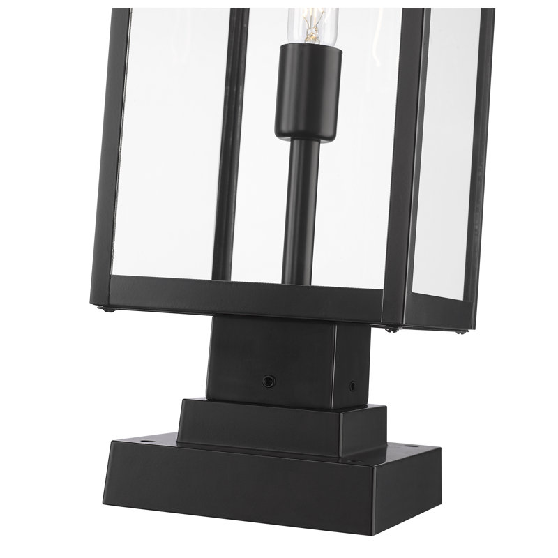 Sylmar Transparent Pier Mount Light, 23" H x 7.5" W x 7.5" D