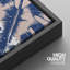 «Tropical Palm», 3 pièces, cadre flottant, impression sur toile-79731407-79731406