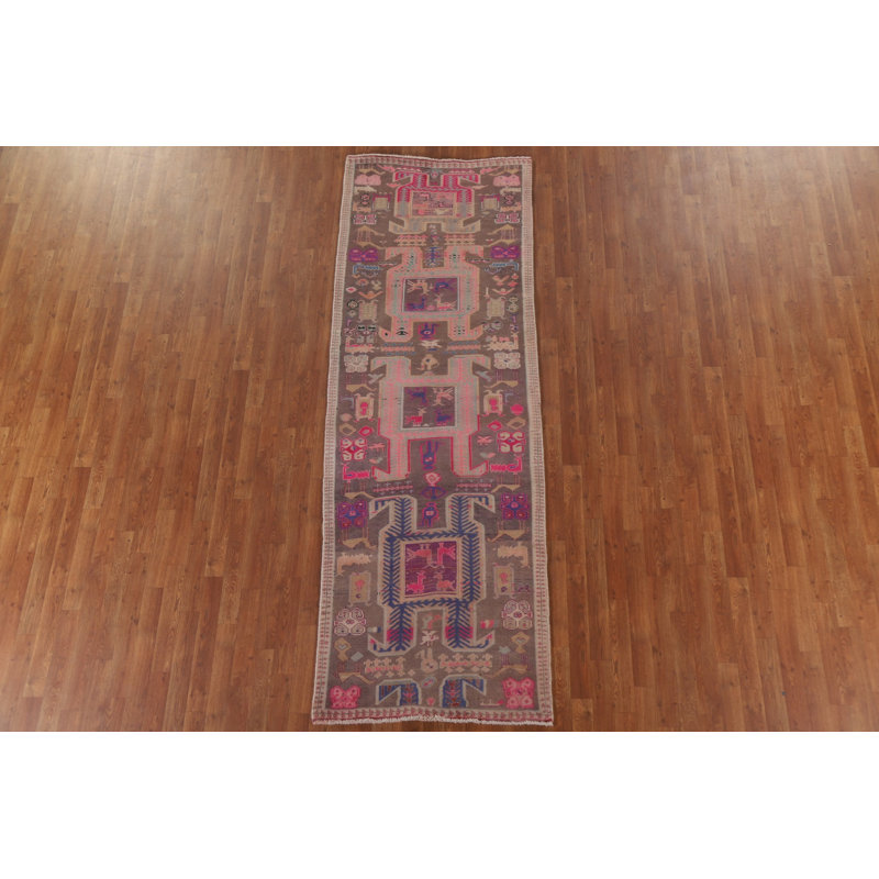Tapis traditionnel délavé 3 x 9