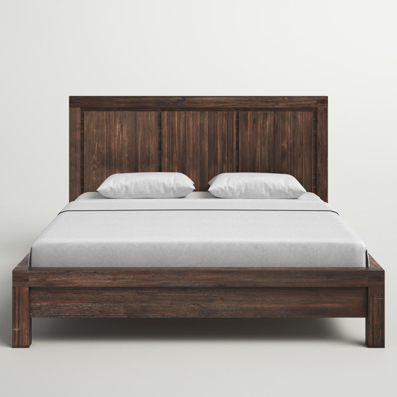 Emanuel Solid Wood Platform Bed, California King
