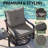 Luxury Metal Outdoor Conversation Set with 2 Swivel Rocking Chairs, Deep Seating Patio Furniture Set-713223113
